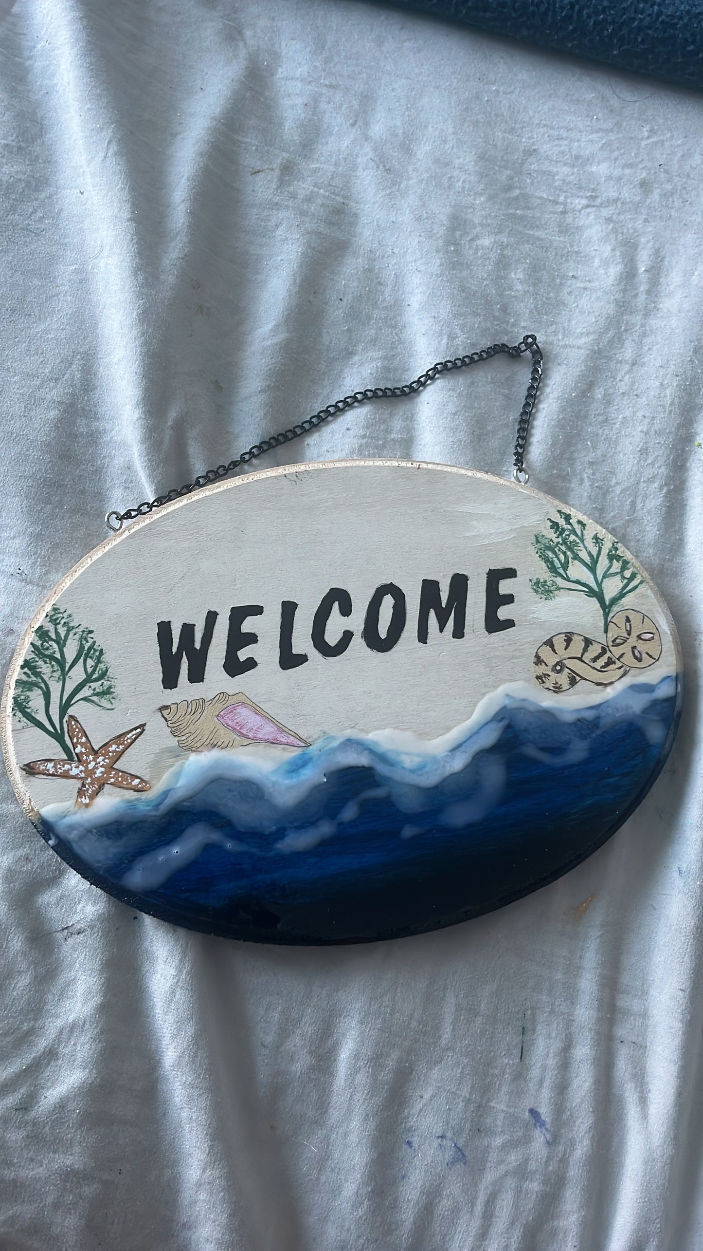 Ocean themed Welcome Sign for your home