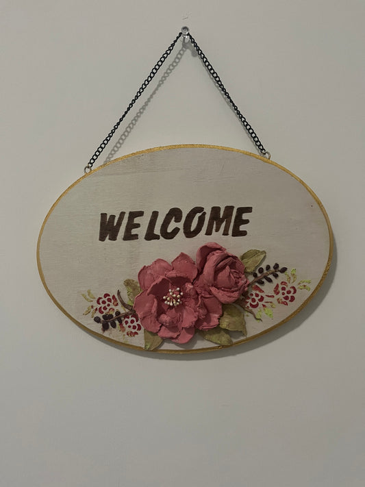 Handcrafted Welcome Sign for your home
