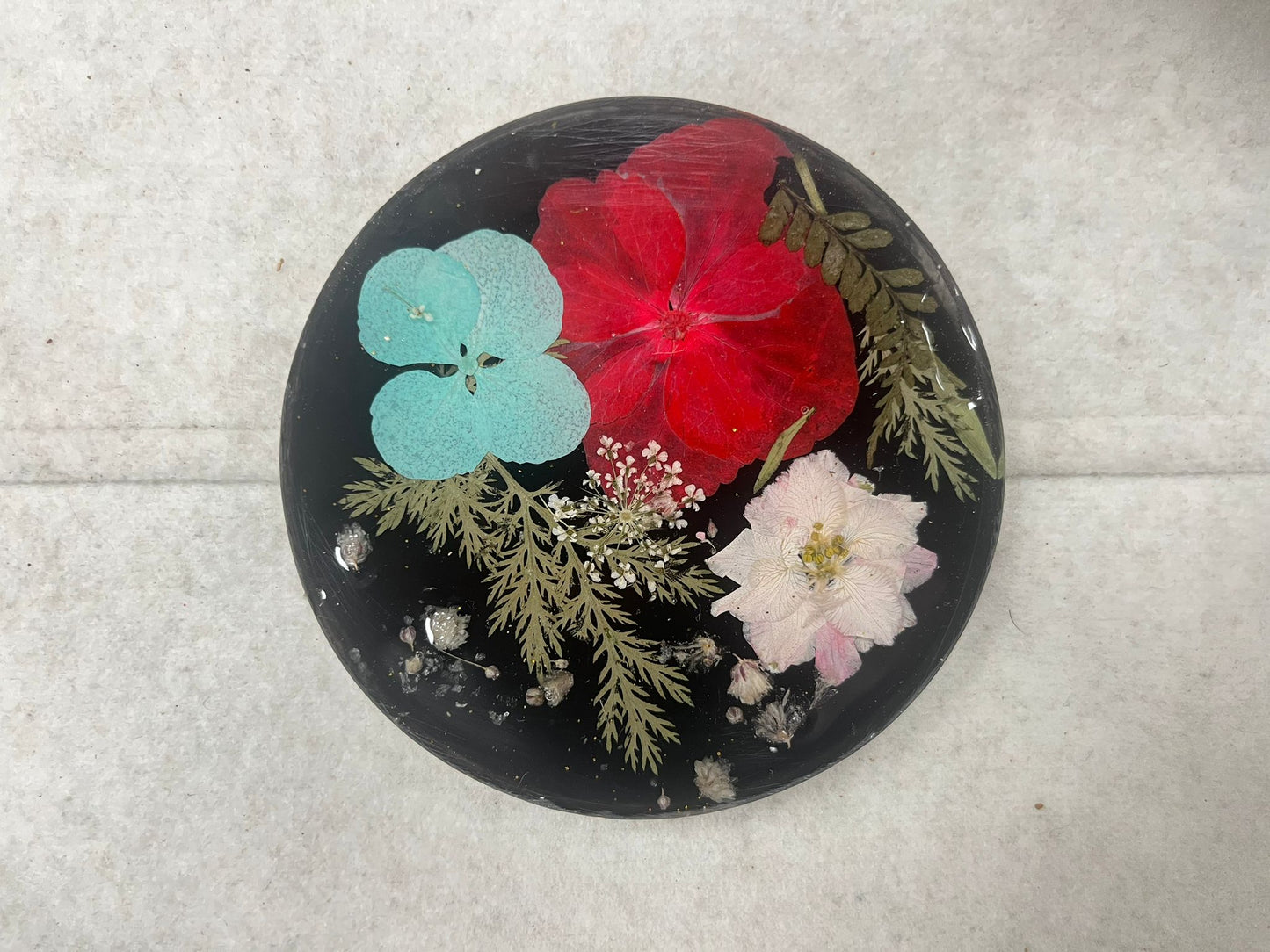 Floral Essence Handmade Resin Coasters